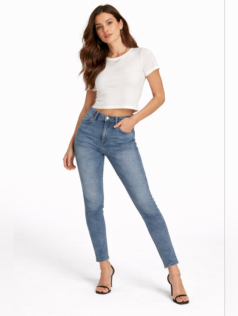 MOUSSY Vintage Skinny Jeans Medium Wash Size 24 Made in USA